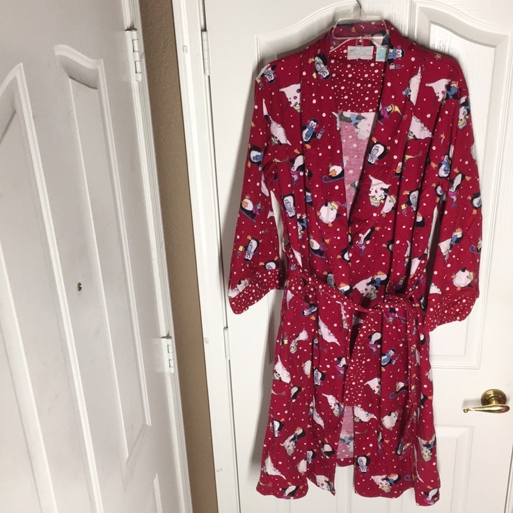 FINAL MARKDOWN Ladies’ Allison Rhea Flannel Holiday Robe (OSFM)